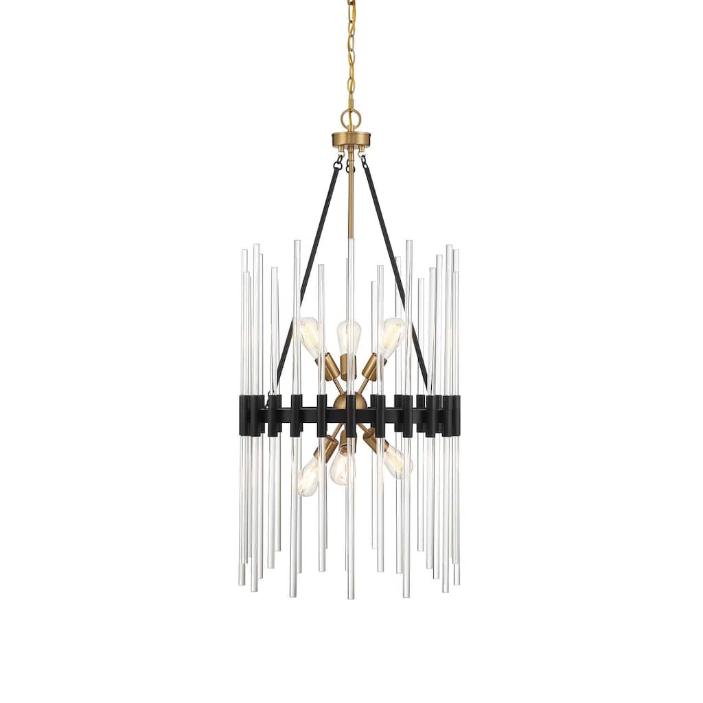 Savoy House 3-1936-6 Santiago 6 Light 20" Wide Crystal Pendant