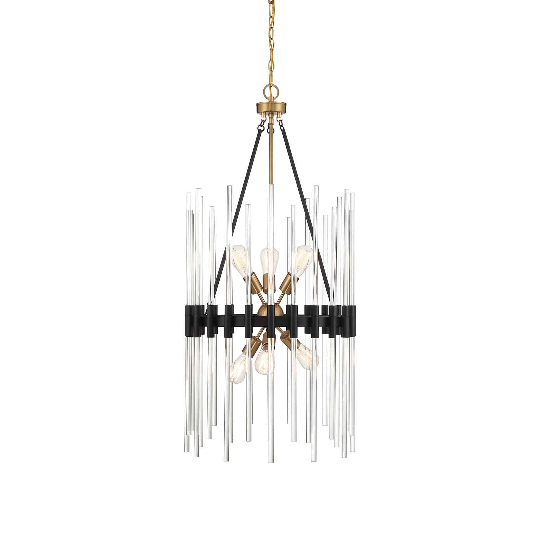 Savoy House 3-1936-6 Santiago 6 Light 20" Wide Crystal Pendant