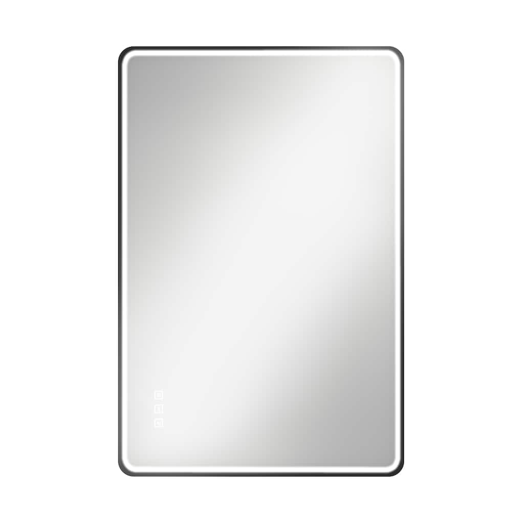 LED Bathroom Vanity Mirror with Dimmable 3-Color Lighting, Anti-Fog, Memory Function, Touch Sensor, Aluminum Frame Wall Mirror