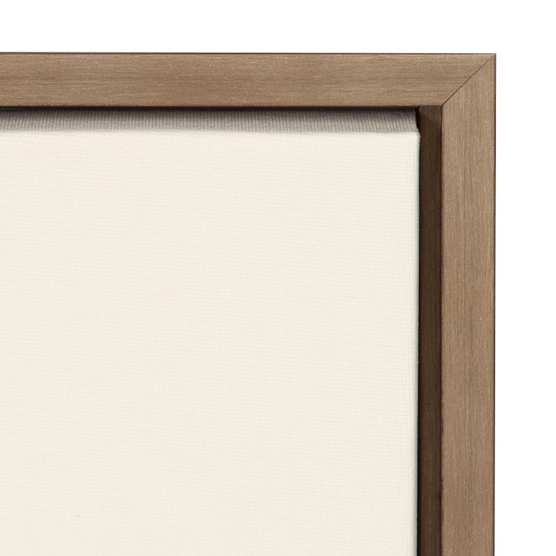 Kate and Laurel Sylvie Hilo Framed Canvas by Kasey Free