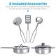 preview thumbnail 4 of 4, Pretend Play Wooden Farmhouse Kitchen Set w/ Storage, 5 Accessories