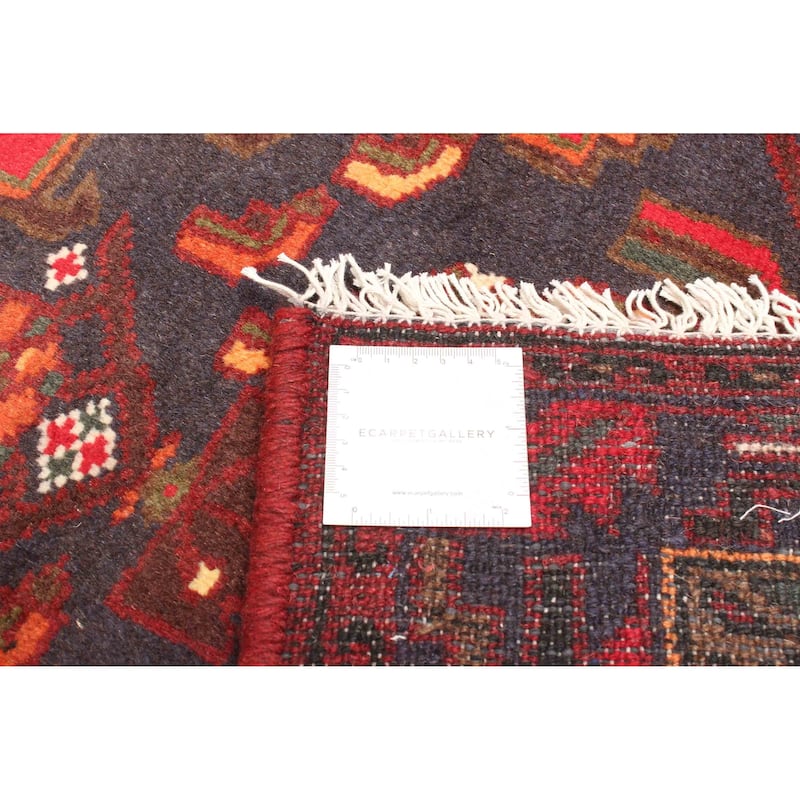 ECARPETGALLERY Hand-knotted Andelz Navy Wool Rug - 4'2 x 6'4