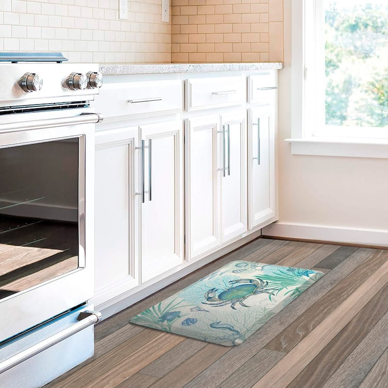 Blue Crab Anti-Fatigue Kitchen Mat 20"X30" - 20" x 30"