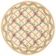 preview thumbnail 13 of 13, SAFAVIEH Hand-hooked Trellis Ivory Wool Rug 5'6" Round - Ivory - Round