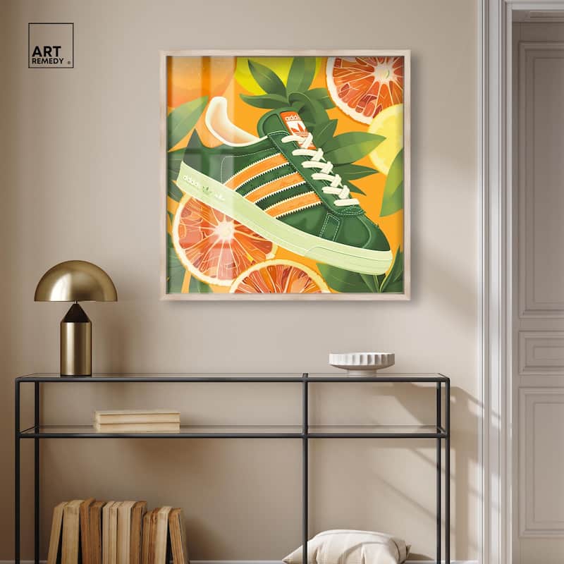 Citrus Sneaker Shadowbox by Art Remedy
