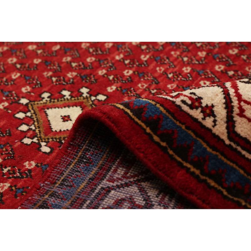 ECARPETGALLERY Hand-knotted Andelz Red Wool Rug - 3'5 x 5'1