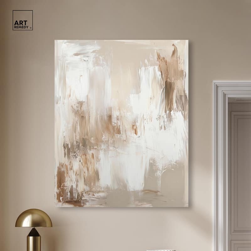 Latte Layers I Canvas by Art Remedy, Gallery Wrapped