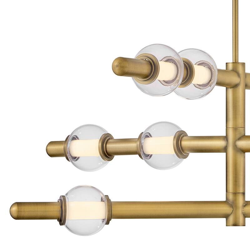 Hinkley Lighting 48335 Saxon 36" Wide LED Abstract Chandelier