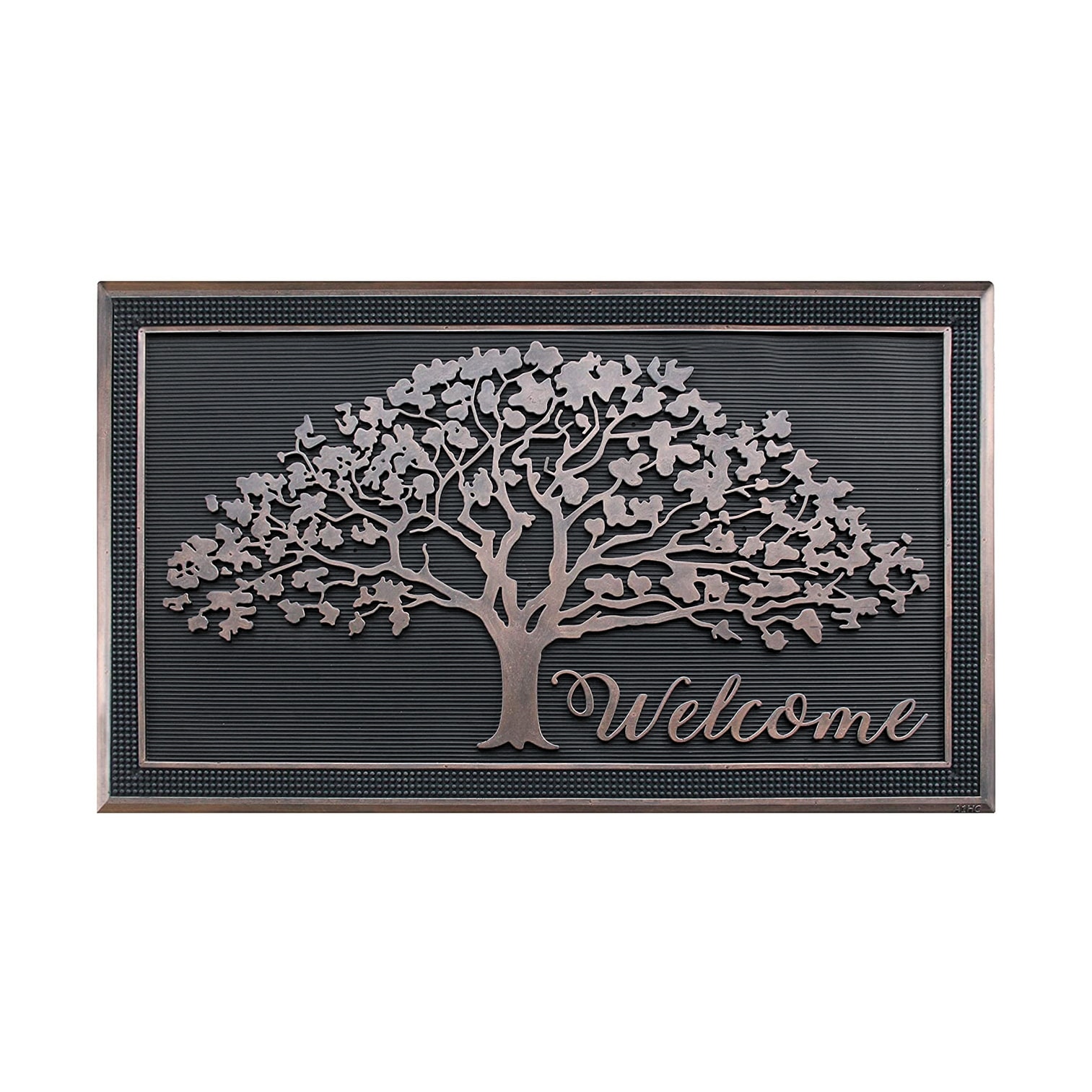 A1HC FIRST IMPRESSION Rectangle Doormat, Rubber and Coir, 30 x 48 Inch, Standard Double / Single Heavy Doormat, Personalized Large Size, Rubber  Backed