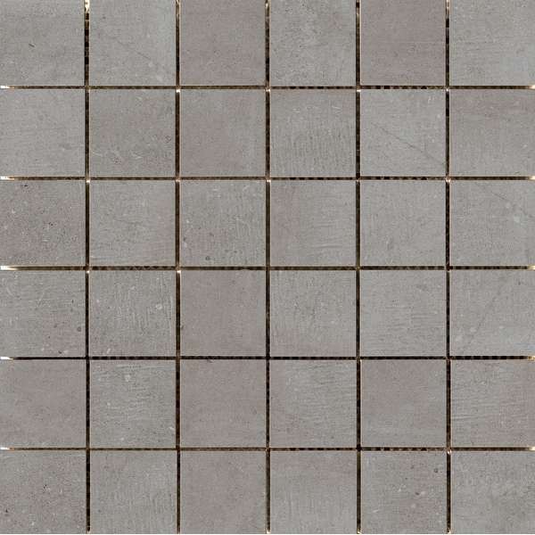 Emser Tile A86UPTO1212MO2 Uptown - Square Mosaic Floor and Wall Tile - Smooth Concrete Visual