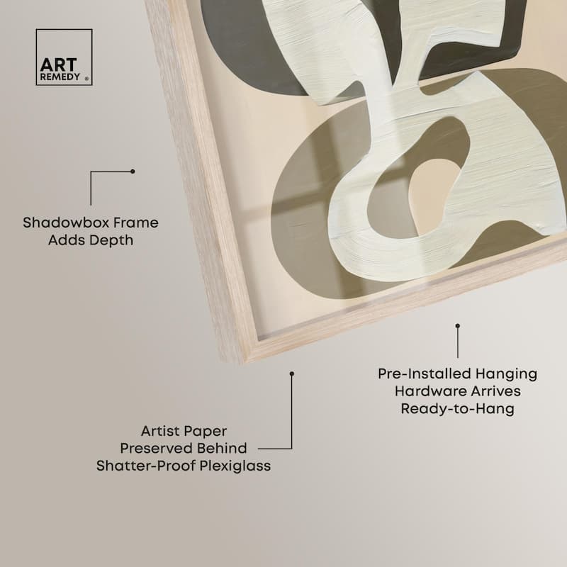 Shapes of Sage II Shadowbox by Art Remedy