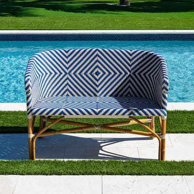 Panama Jack Tia Bistro Loveseat - 43"L x 24"W x 30"H