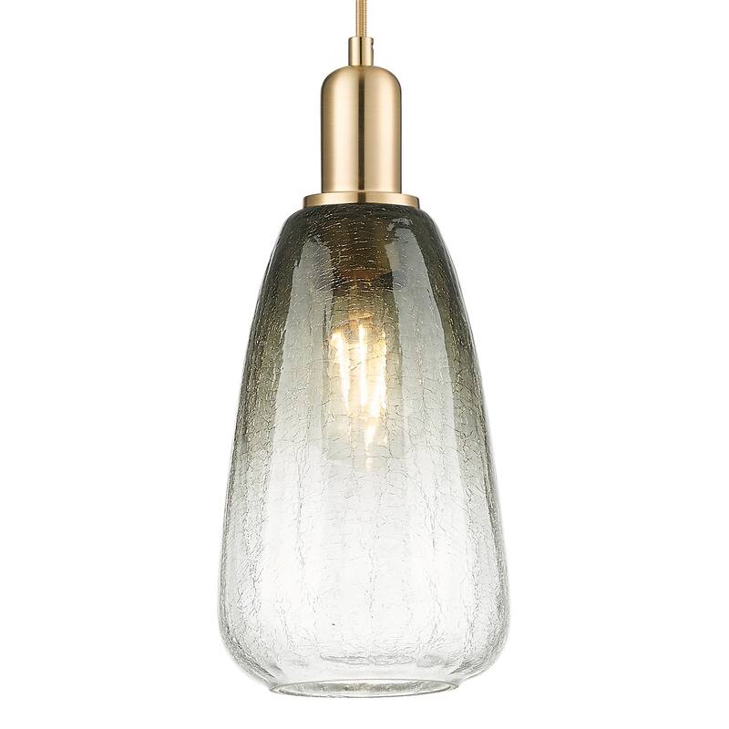 Innovations Lighting 716-1P-G480-6SL Brookhaven Almond 6" Wide Cord - Champagne Bronze