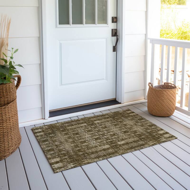 Machine Washable Indoor/ Outdoor Chantille Moroccan Boho Rug