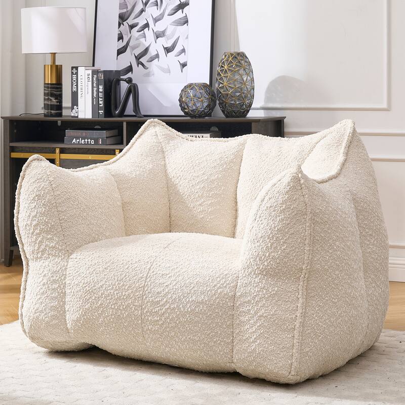 Lazy Bean Bag Chair with Arms for Living Room