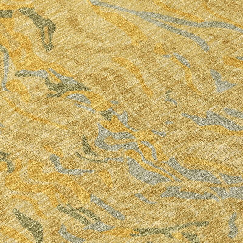 HomeRoots Abstract Transitional Rectangle Outdoor Rug