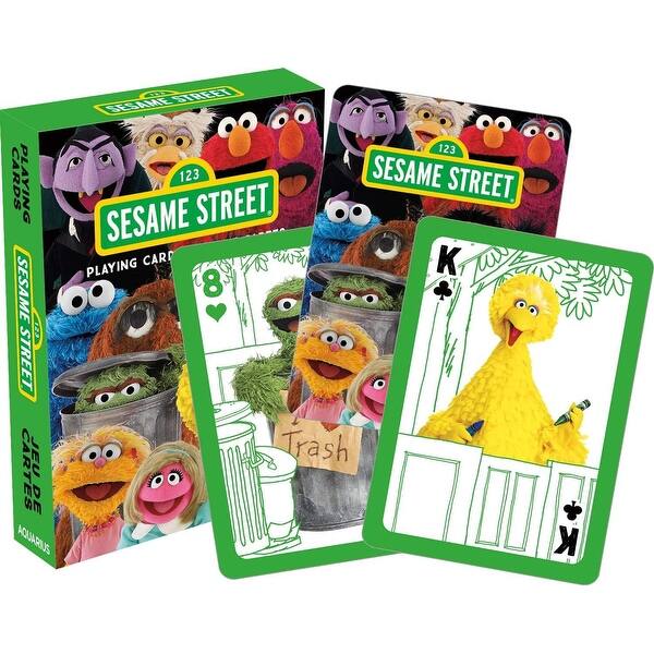 slide 2 of 3, Sesame Street Cast Playing Cards