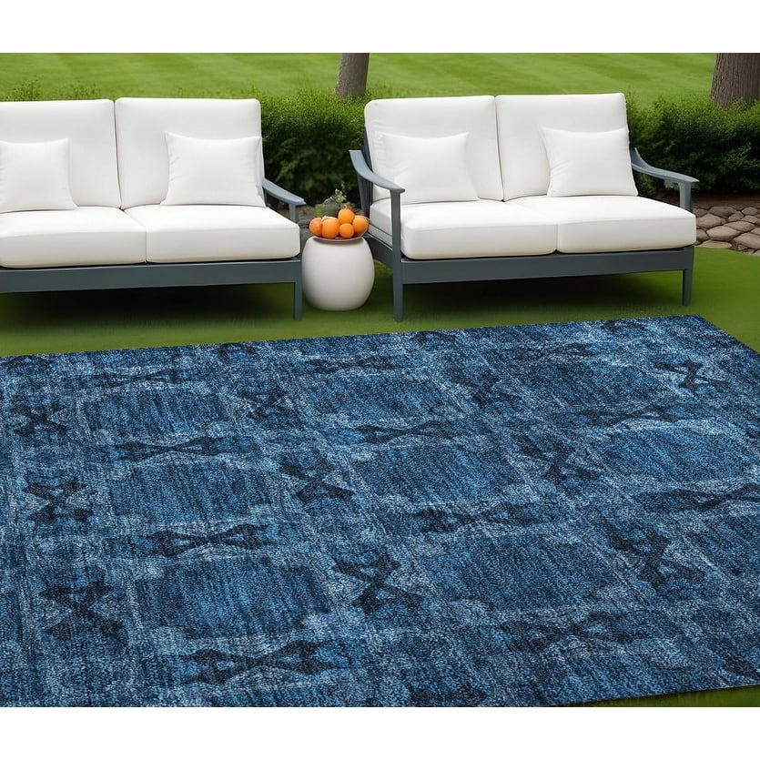 Almix Lush Floral Weather Resistant Versatile Elegance Outdoor Rug