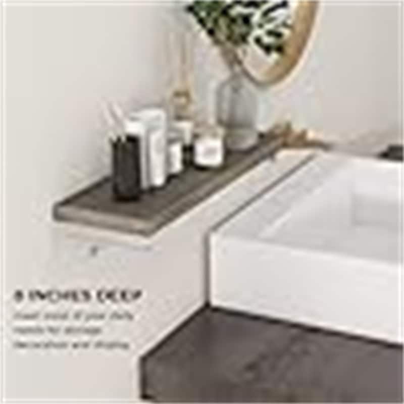 Floating Shelves for Wall - 8"D x 36"W x 1.2"H