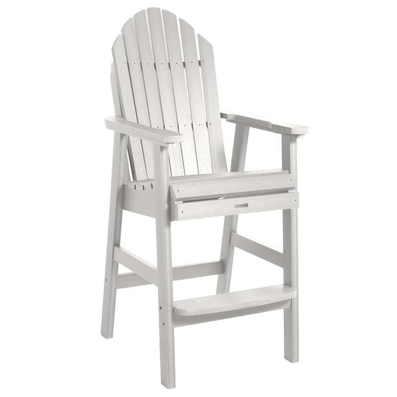 HIGHWOOD Hamilton Outdoor Bar Height Deck Chair - White