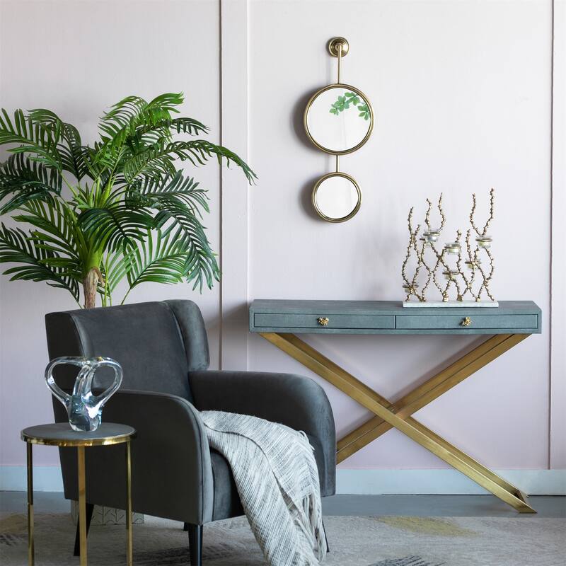 Unique Contemporary 2 Circle Wall Mirror