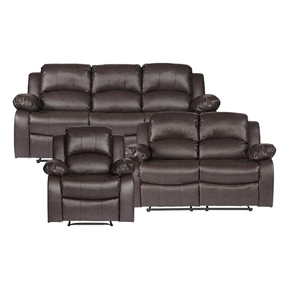 Fremont & Park Lucca 3-Piece Reclining Living Room Set