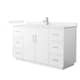 Option White / White Quartz Top / Brushed Nickel Hardware