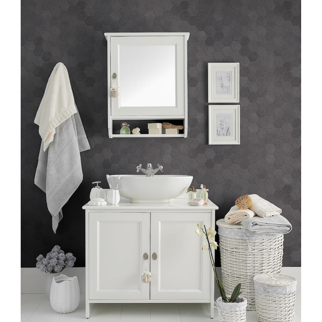 Vulcan Black 3 Inch Hexagon Honed Mosaic Tile