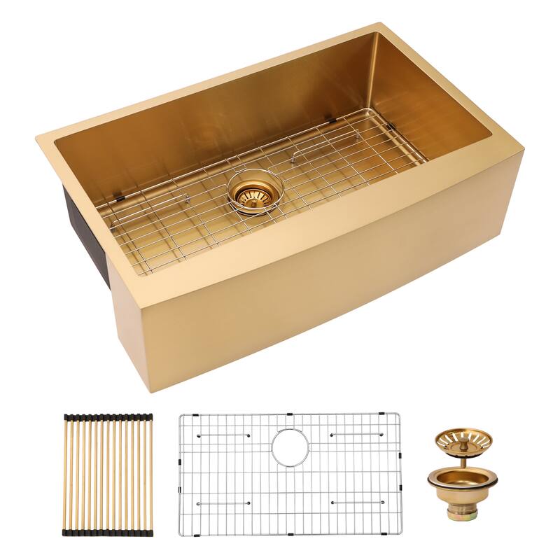 Stainless Steel 16 gauge Apron Front Kitchen Sink