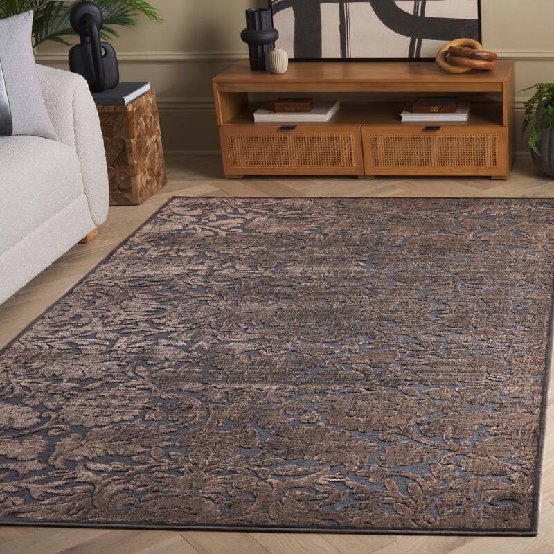 Martha Stewart by SAFAVIEH Heritage Bloom Viscose/ Chenille Rug