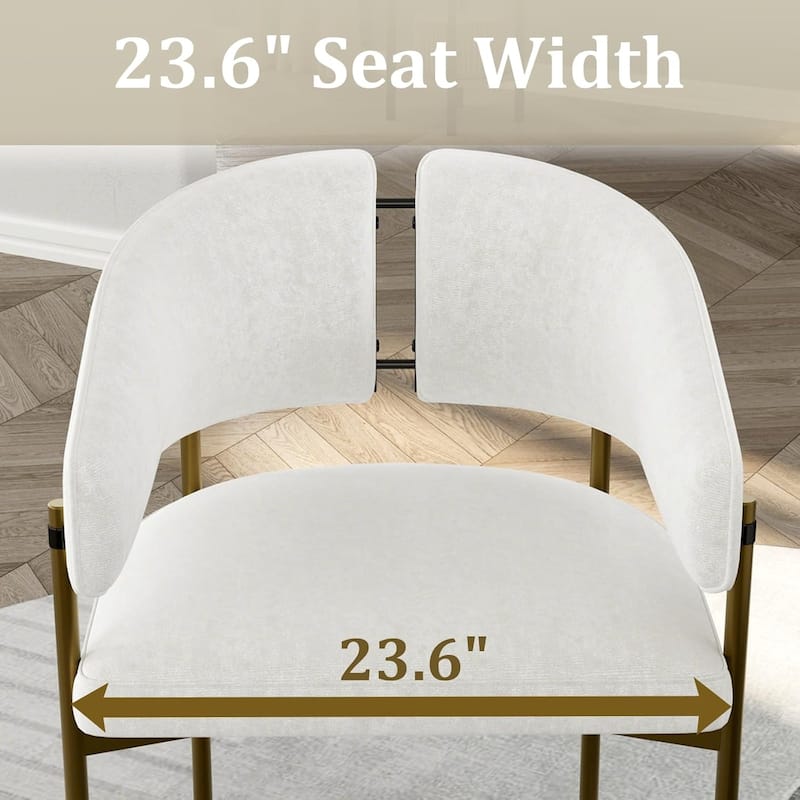 Classic and Luxurious Barrel Dining Chairs with Arms
