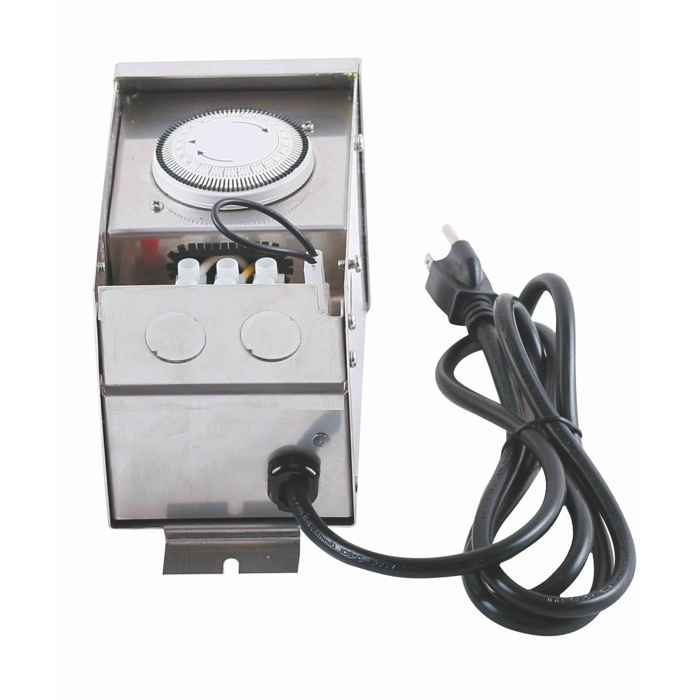 Indigo Home Low Voltage Landscape Transformer 75W, Stainless Steel - Stainless Steel