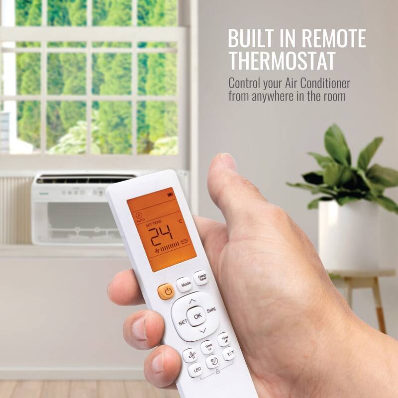 Keystone 10,000 BTU Window Mounted Inverter Air Conditioner with Remote