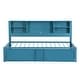 preview thumbnail 13 of 28, Metal Twin Size Daybed w/Twin Size Trundle, Storage Shelves, USB Ports