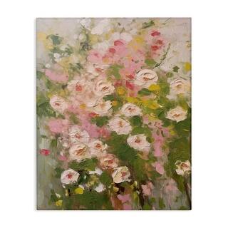 Stupell Vintage Spring Floral Abstraction Canvas Wall Art Design By LSR ...