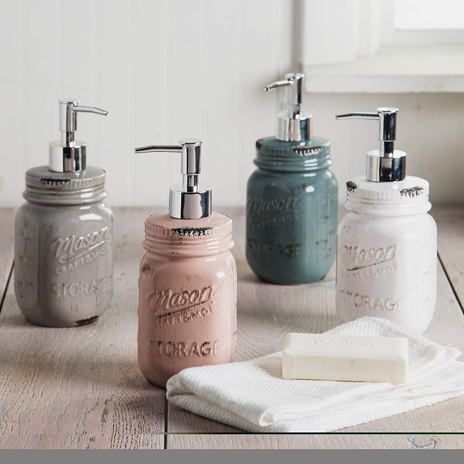 Palais Essentials Refillable Liquid Hand Soap Dispenser for Bathroom,  Premium Kitchen Soap and Lotion Dispenser - Bed Bath & Beyond - 31441008