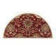preview thumbnail 38 of 122, Patchway Handmade Classic Floral Wool Area Rug 2' x 4' hearth - Burgundy - Hearth