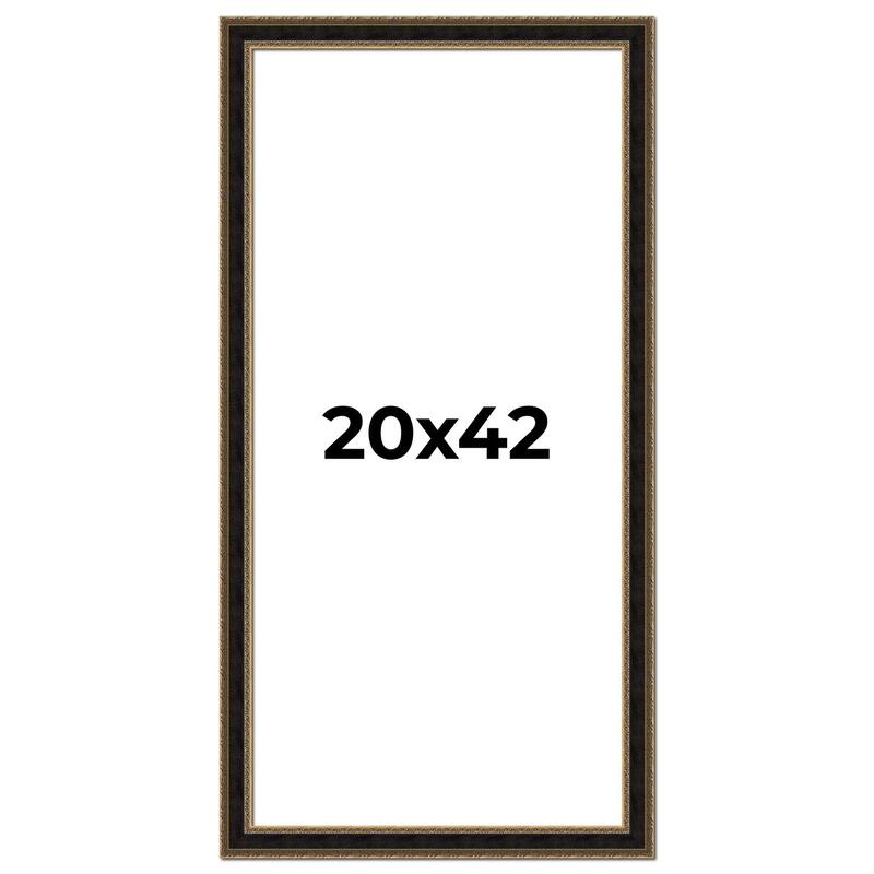20x42 Frame Gold Antique Vintage Sold Wood Picture Frame | 1.75 Inch