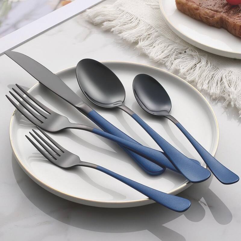 20 Piece 18/0 Stainless Steel Flatware Cutlery Set Service for 4,Mirror Finish