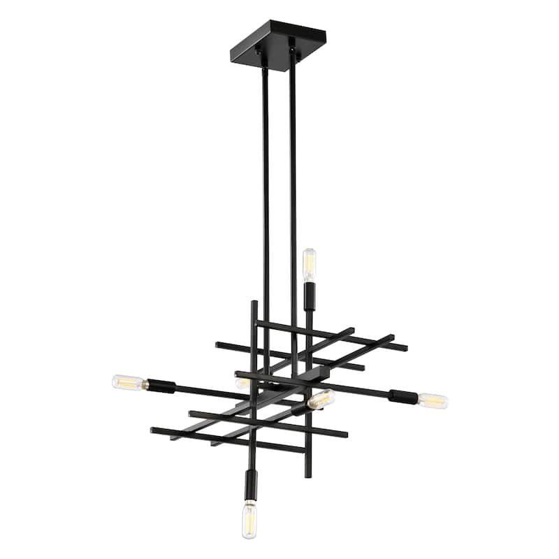 Torreys Geometric 6-Light Chandelier for Dining/Living Room, Bedroom
