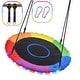preview thumbnail 1 of 7, Trekassy 40" LED Saucer Swing 700lbs Outdoor Backyard Tree Swing for Kids and Adults - Red