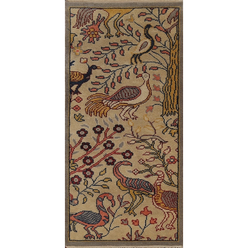 Ziegler Oriental Foyer Rug Hand-Knotted Traditional Wool Carpet - 2'6"x 6'0"