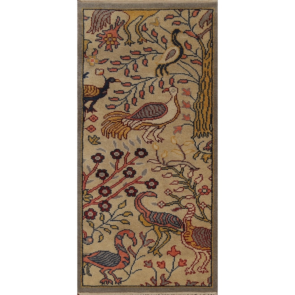 Ziegler Oriental Foyer Rug Hand-Knotted Traditional Wool Carpet - 2'6"x 6'0"