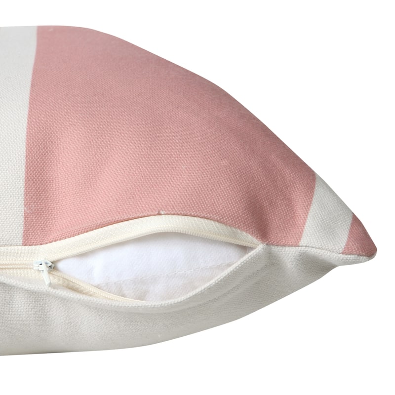 Sevita Simple Double Stripe Indoor/Outdoor Throw Pillow