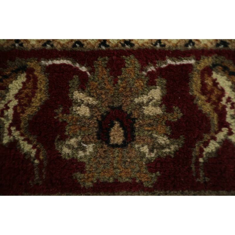 Hand Knotted Oriental 100% Wool Carpet Traditional Floral Beige & Ivories Agra Area Rug - 5' 0'' X 3' 1''
