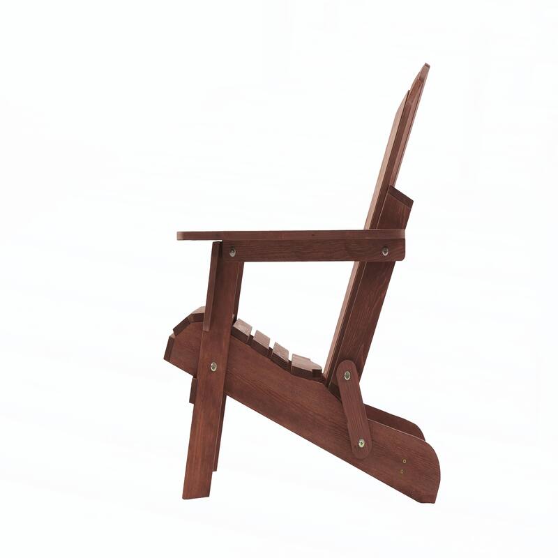 Oversize Wooden Outdoor Folding Adirondack Chair