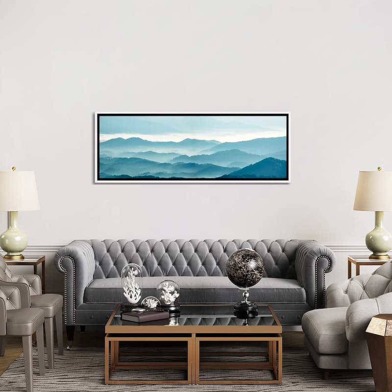 iCanvas "Misty Mountains X" by James McLoughlin Framed Canvas Print