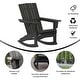 preview thumbnail 3 of 42, Commercial All-Weather Rocking Adirondack Chair with Swiveling Cupholder