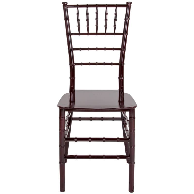 Resin Stackable Chiavari Chair - 15"W x 18.75"D x 35"H - 15"W x 18.75"D x 35"H