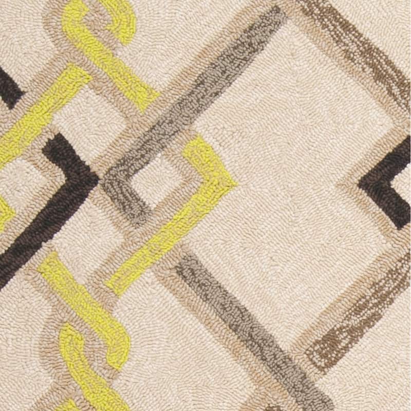 Hand-hooked Angelina Contemporary Geometric Indoor/ Outdoor Area Rug